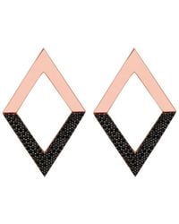 Nickho Rey | Brown Diamond Dipped Earrings | Lyst