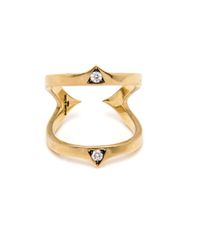 Sylva & Cie - Metallic Wonder Woman Ring - Lyst