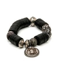 Hannah Ferguson - Multicolor Heavy Dark Bead Bracelet - Lyst