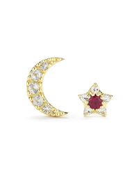 Elizabeth and James - Metallic Nova Studs - Lyst