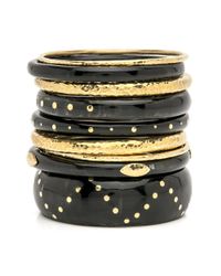 Ashley Pittman - Multicolor Uuniz Dark Horn Bangle Set - Lyst