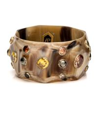 Ashley Pittman - Metallic Lipua Light Horn Bangle - Lyst