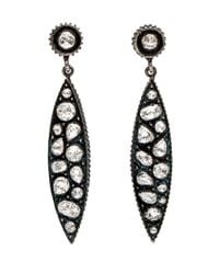Yossi Harari - Multicolor Sara Rose Cut Diamond Marquis Drop Earrings - Lyst