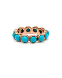 Sylva & Cie - Blue Turquoise Band Ring - Lyst