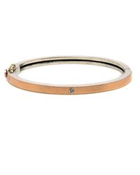 Rene Escobar - Metallic Rose Gold Valery Bracelet - Lyst