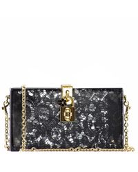 Dolce & Gabbana | Black Sequin Handbag | Lyst
