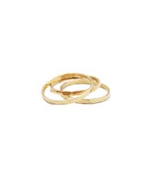Kris Nations - Metallic Basic Stacking Rings - Lyst