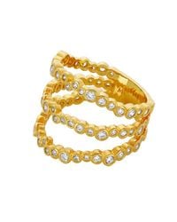 Melinda Maria - Metallic Arabella Stacking Ring - Lyst