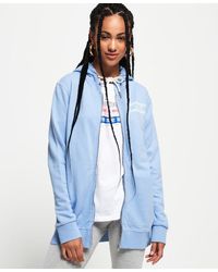 Superdry Blue Gelsey Zip Hoodie