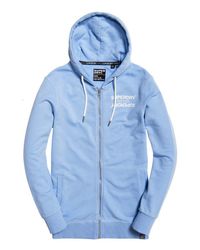 Superdry Blue Gelsey Zip Hoodie