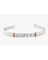 Tateossian | Metallic Limited Edition Silver & 18k Gold Hallmark Bangle for Men | Lyst