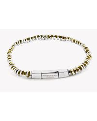 Tateossian | Yellow Mini Click Silver Beads Bracelet for Men | Lyst