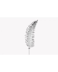Tateossian | Metallic Fern Lapel Pin In Silver Colour | Lyst