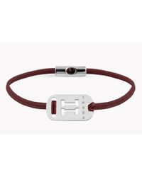 Tateossian - Metallic Zodiac Silver Gemini Bordeaux Bracelet for Men - Lyst