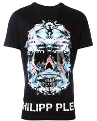 Philipp Plein | Black "cloud Lake" T-shirt for Men | Lyst