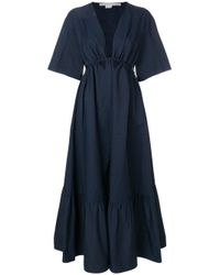 Stella McCartney - Blue Abito Con Dettagli Cut-out - Lyst