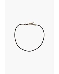 Luis Morais - Black Small Skull Outline Toggle Bracelet for Men - Lyst