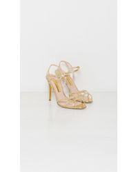 Rupert Sanderson Multicolor Flare Sandals