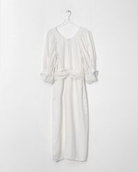 Apiece Apart White Odesa Low Back Dress