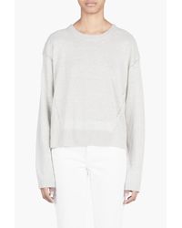 Acne Studios - White Phira Linen Sweater - Lyst
