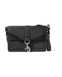 Rebecca Minkoff Black Hudson Mini Leather Shoulder Bag