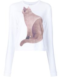 Arthur Arbesser - White Signature Cat Sweater - Lyst