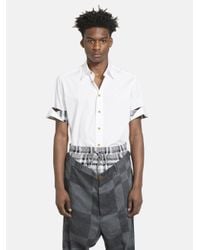 Vivienne Westwood - White Rolled Sleeve Shirt for Men - Lyst