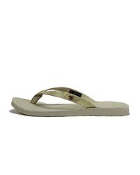 Ugg - White Ally Lizard Blank Canvas Sandal - Lyst