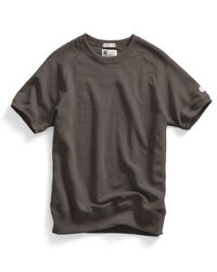 Todd Snyder - Short Sleeve Sweatshirt In Earth Brown for Men - Lyst