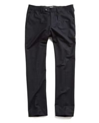 Todd Snyder - Hudson Tab Front Chino Pant In Black for Men - Lyst