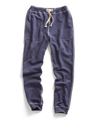 Todd Snyder - Warm Up Sweatpants In Mast Blue for Men - Lyst