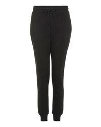 TOPSHOP Black Clean Seam Joggers