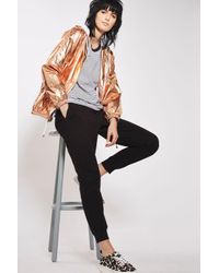 TOPSHOP Black Clean Seam Joggers