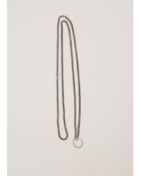 Ann Demeulemeester | Metallic Transparent Ball Necklace | Lyst