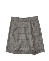 Kris Van Assche - Multicolor Tattersall Slits Short for Men - Lyst