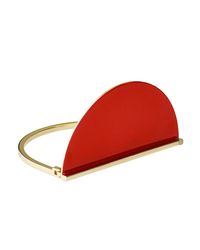 Uncommon Matters - Metallic Red Half Circle Bracelet - Lyst