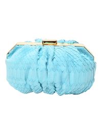 Philippe Roucou | Multicolor Peppermint Python Clutch | Lyst