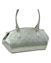 Louis Vuitton Green Patent Leather Handbag in Green - Lyst