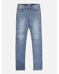 F.ILLUMINATE Blue 513 Rider Skinny Jeans for men
