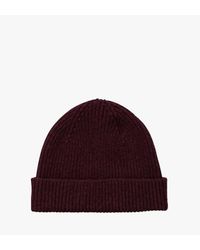 Norse Projects - Red Norse Lambswool Beanie for Men - Lyst
