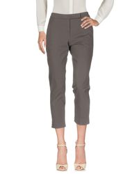 Brunello Cucinelli Gray Casual Trouser