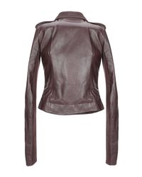 Cazadora Rick Owens de color Brown