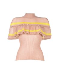 Self-Portrait Pink Turtleneck