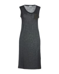 Brunello Cucinelli Gray Short Dress