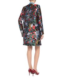 Manteau long Mary Katrantzou en coloris Black