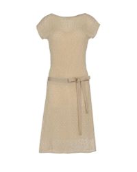 Blugirl Blumarine Natural Short Dress