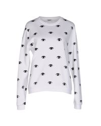 kenzo eye sweatshirt white