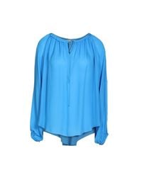 Emilio Pucci Blue Blouse