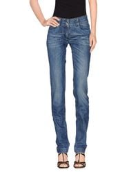 Jeans Tattoo Blue Denim Pants