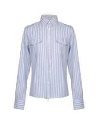 P.A.R.O.S.H. Blue Shirt for men